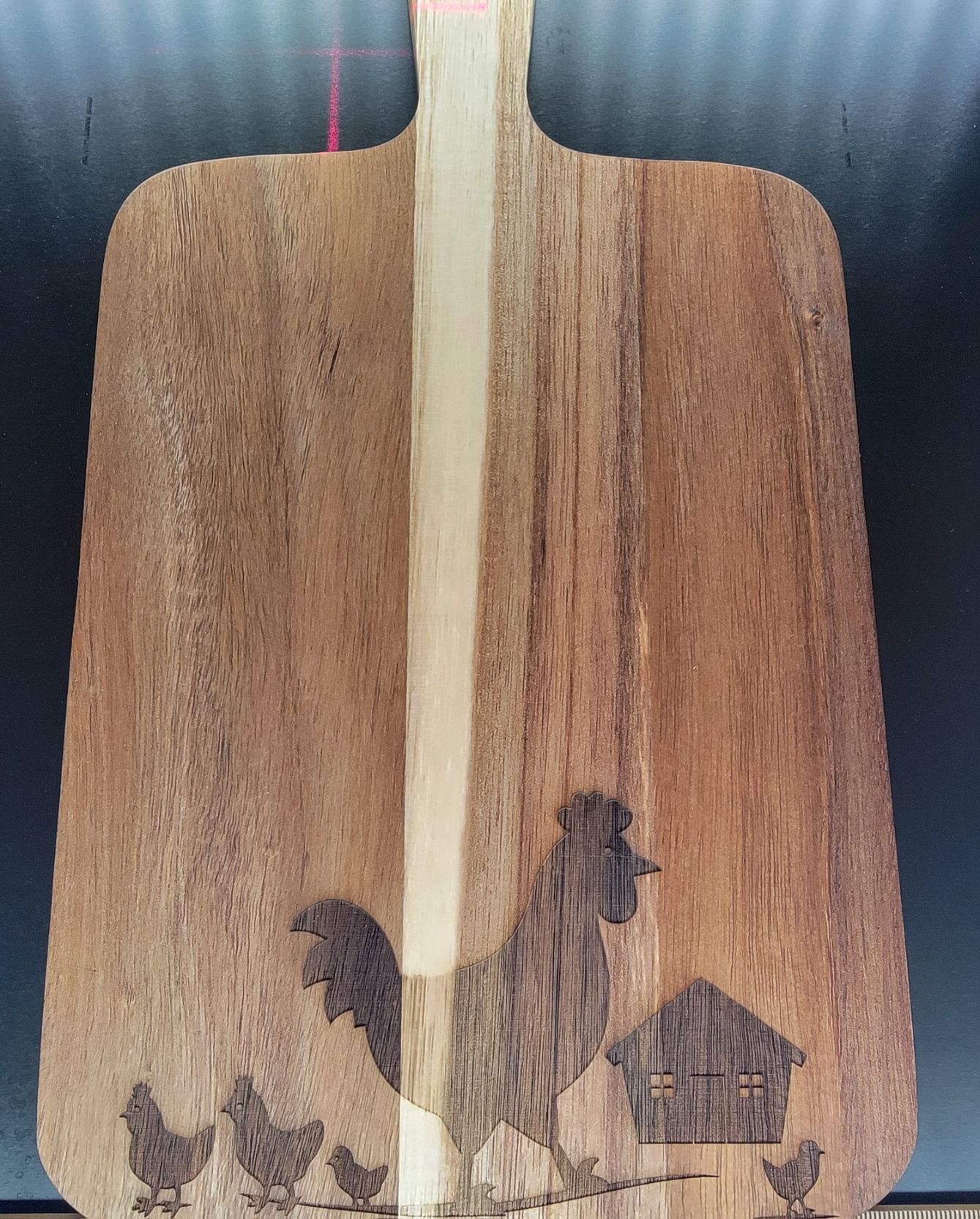Acacia Paddle Shaped Cutting Board